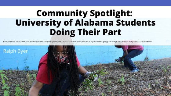 Community Spotlight: University of Alabama Students Doing Their Part